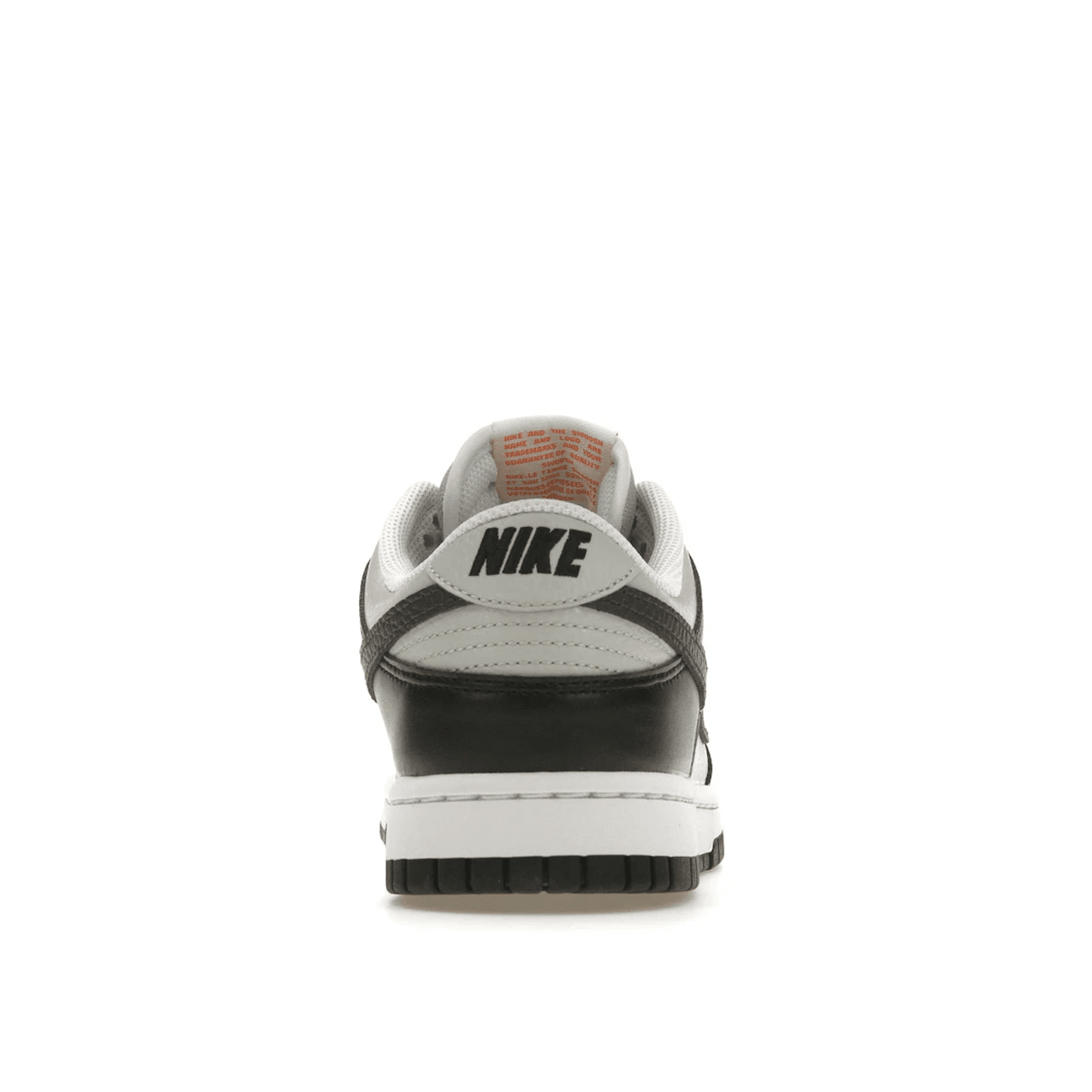 Nike Dunk Low Black Total Orange Mini Swoosh - Sneakerzone