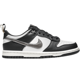 Nike Dunk Low Black White Metallic - Sneakerzone