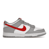 Nike Dunk Low White Wolf Grey University Red - Sneakerzone