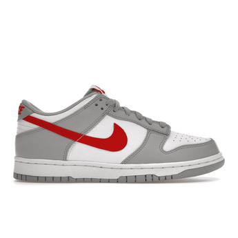 Nike Dunk Low White Wolf Grey University Red - Sneakerzone