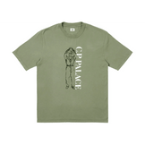 Palace x C.P. Company T-Shirt Olive - Sneakerzone