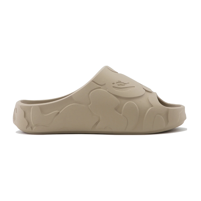 A Bathing Ape Slide #1 Beige Solid Camo