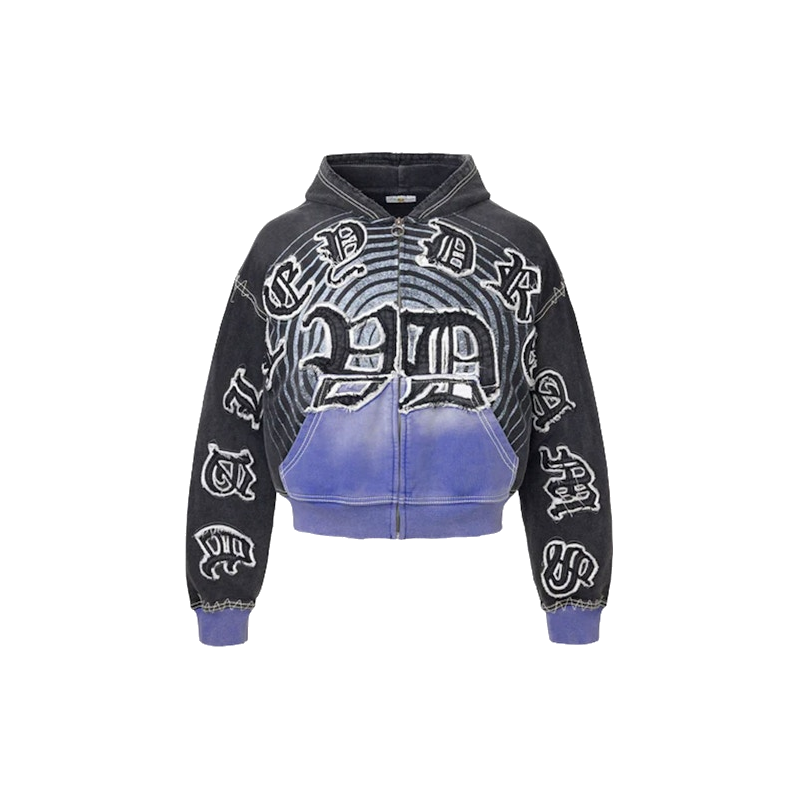 Vale Forever Hypnoytiq Zip Up Hoodie Black product image