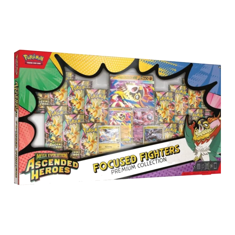 2026 Pokémon Mega Evolution Ascended Heroes Focused Fighters Premium Collection product image