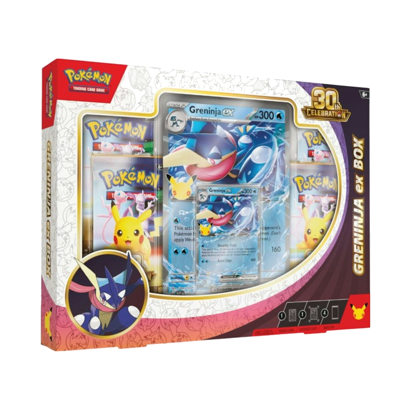 2026 Pokémon Mega Evolution 30th Celebration Greninja ex Box