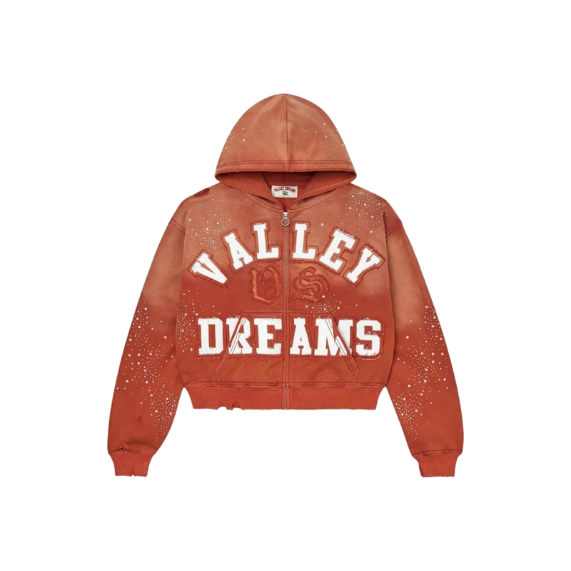 Vale Forever Classico Zip Up Hoodie Orange product image