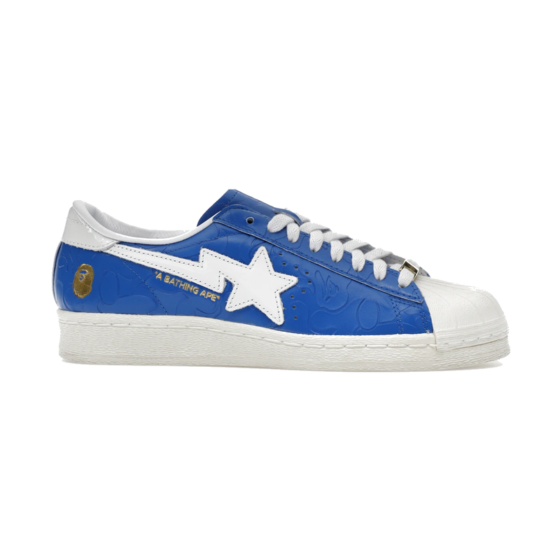 Adidas Superstar Vintage Bape Blue White product image