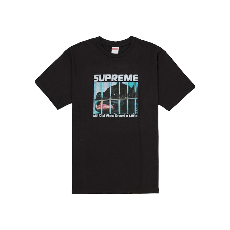 Supreme Growl Tee Black
