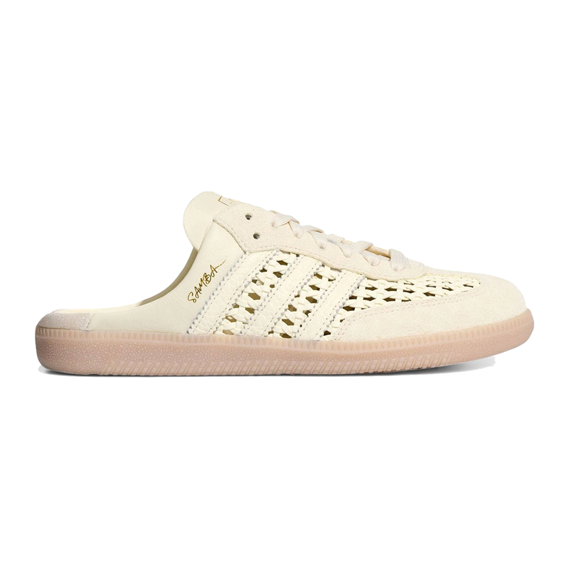 Adidas Samba Mule Woven Basketweave Cream White