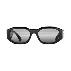 Versace Irregular Biggie Sunglasses Black/Black