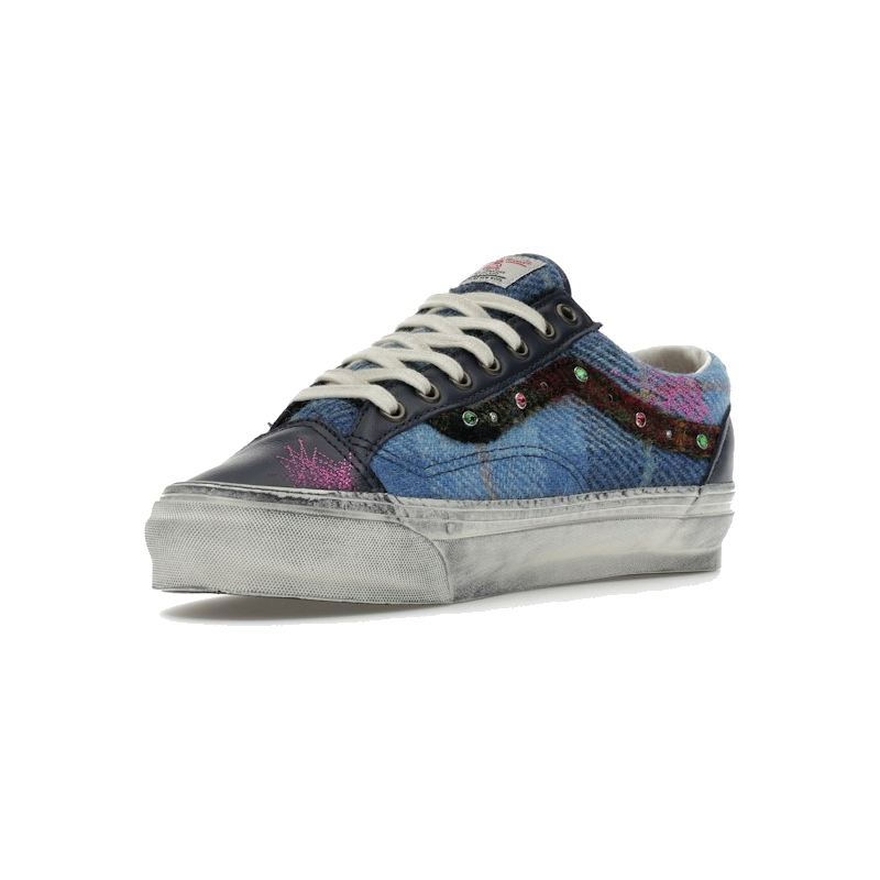 Vans Old Skool 36 Harris Tweed Blue Multi