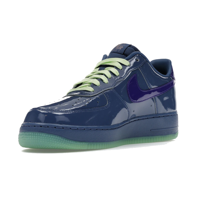 Nike Air Force 1 Low Patent Leather Mystic Navy Grape Ice