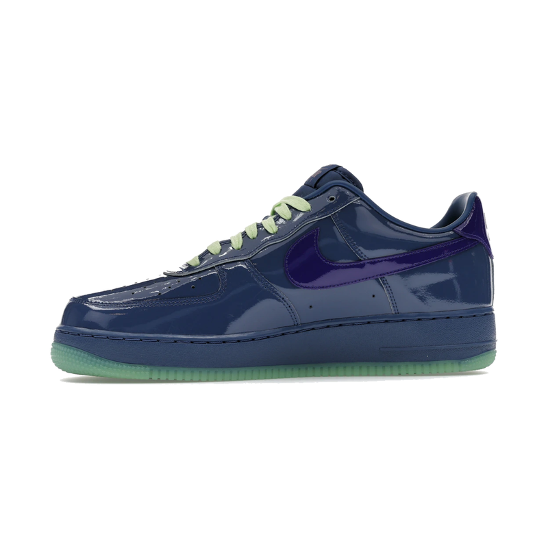Nike Air Force 1 Low Patent Leather Mystic Navy Grape Ice