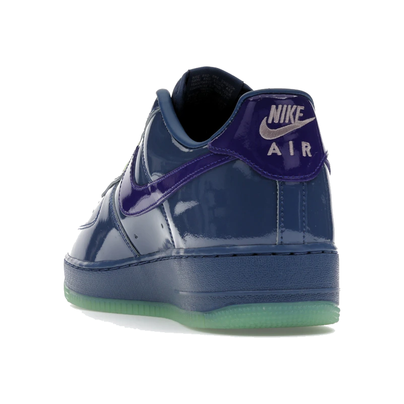 Nike Air Force 1 Low Patent Leather Mystic Navy Grape Ice