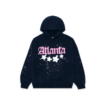 Sp5der Atlanta Hoodie Navy - Sneakerzone