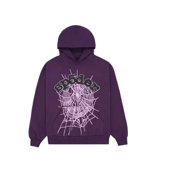Sp5der Web Hoodie Purple - Sneakerzone