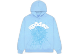 Sp5der Web Hoodie Sky Blue - Sneakerzone