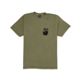 Stussy 8 Ball Pigment Dyed Tee Olive - Sneakerzone