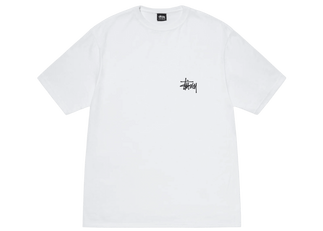 Stussy Basic Tee White - Sneakerzone