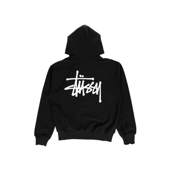 Stussy Basic Zip Hoodie Black - Sneakerzone