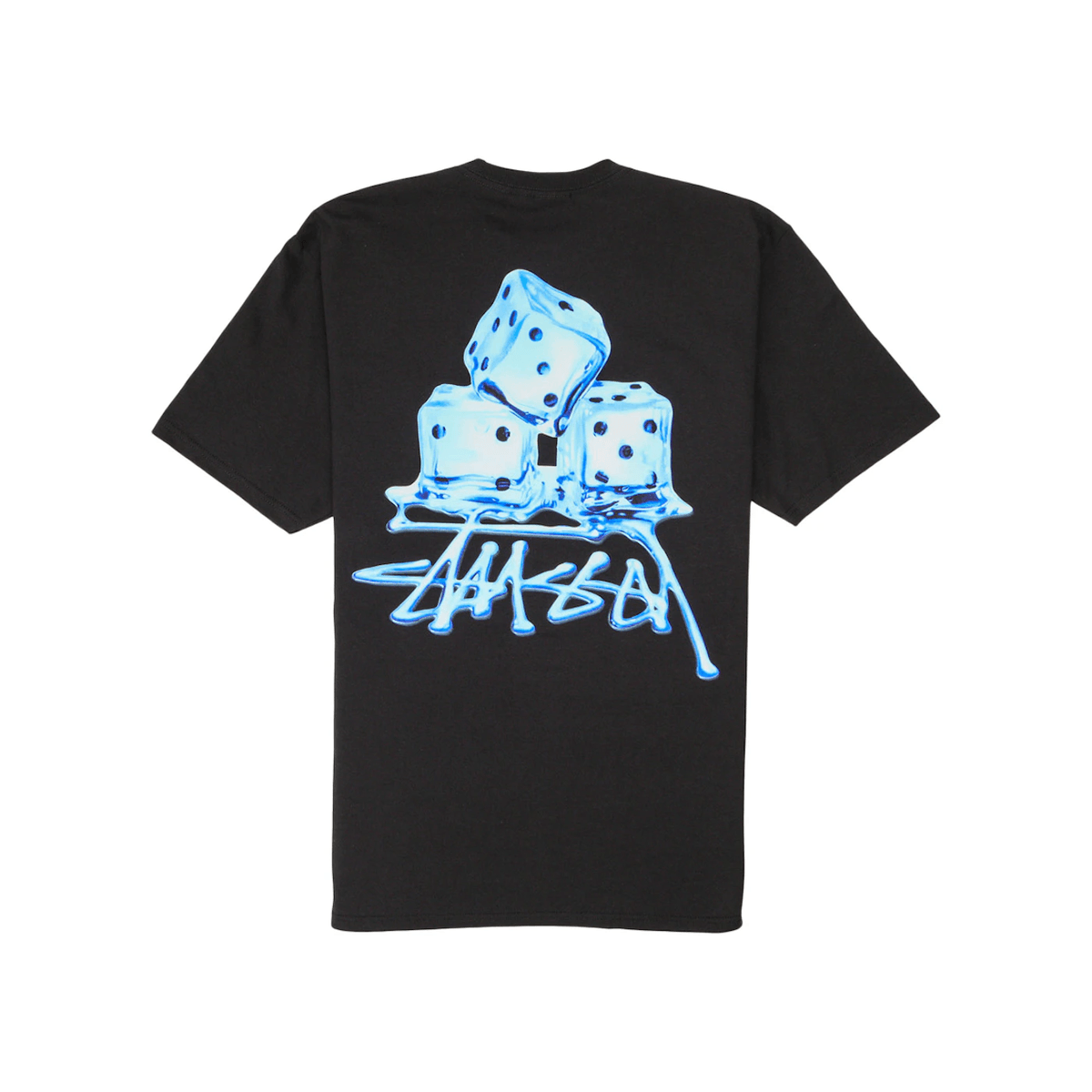 Stüssy Melted Tee Black - Sneakerzone