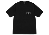Stussy Oval Corp. T-shirt Pigment Dyed Black - Sneakerzone