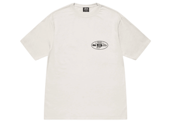 Stussy Oval Corp. T-shirt Pigment Dyed Natural - Sneakerzone