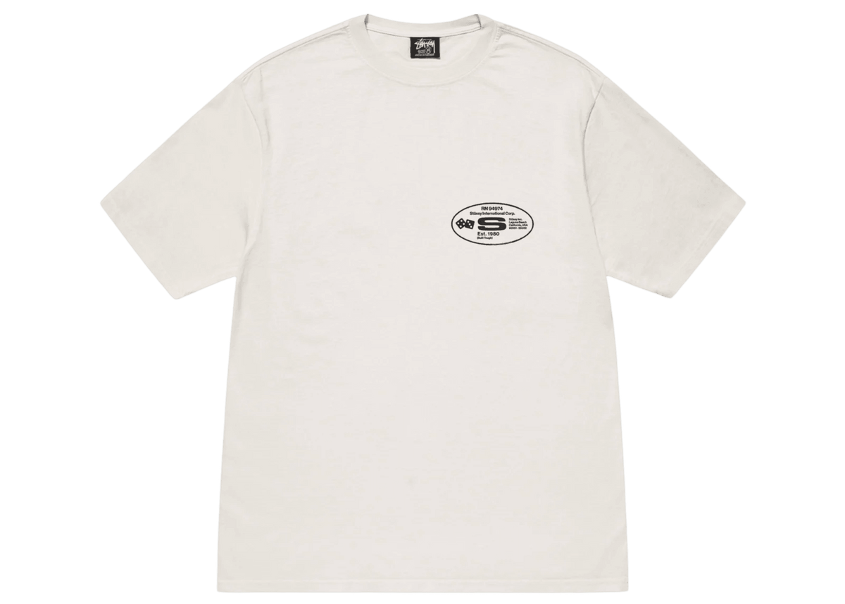 Stussy Oval Corp. T-shirt Pigment Dyed Natural secondary image