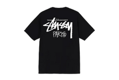 Stussy Paris Tee Black - Sneakerzone