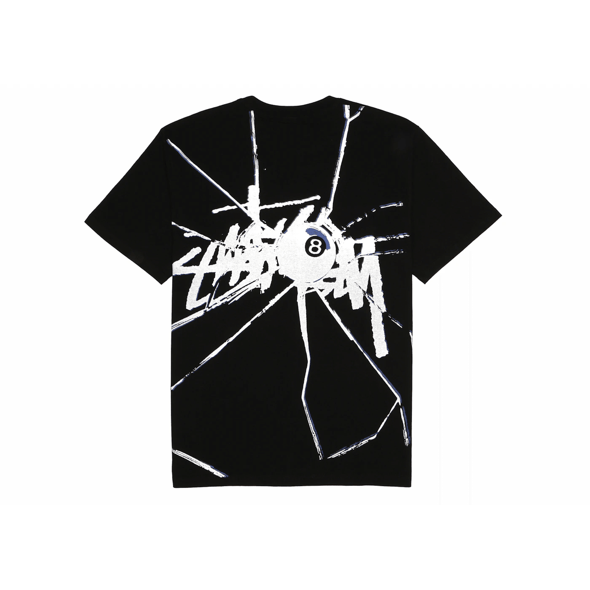 Stüssy Shattered Tee Black - Sneakerzone