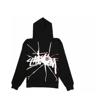 Stussy Shattered Zip Hoodie Black - Sneakerzone