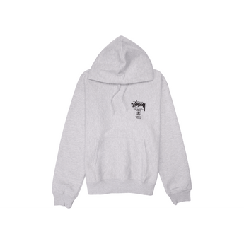 Stussy World Tour Hoodie Ash Heather - Sneakerzone
