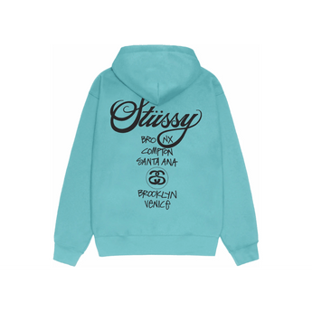 Stussy World Tour Hoodie Ocean - Sneakerzone