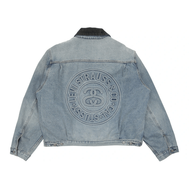 Stüssy x Levi's Embossed Praglad Trucker Jacket Stussy Rugged-Blue product image