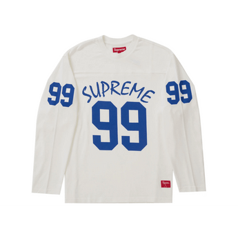 Supreme 99 L/S Football Top White - Sneakerzone