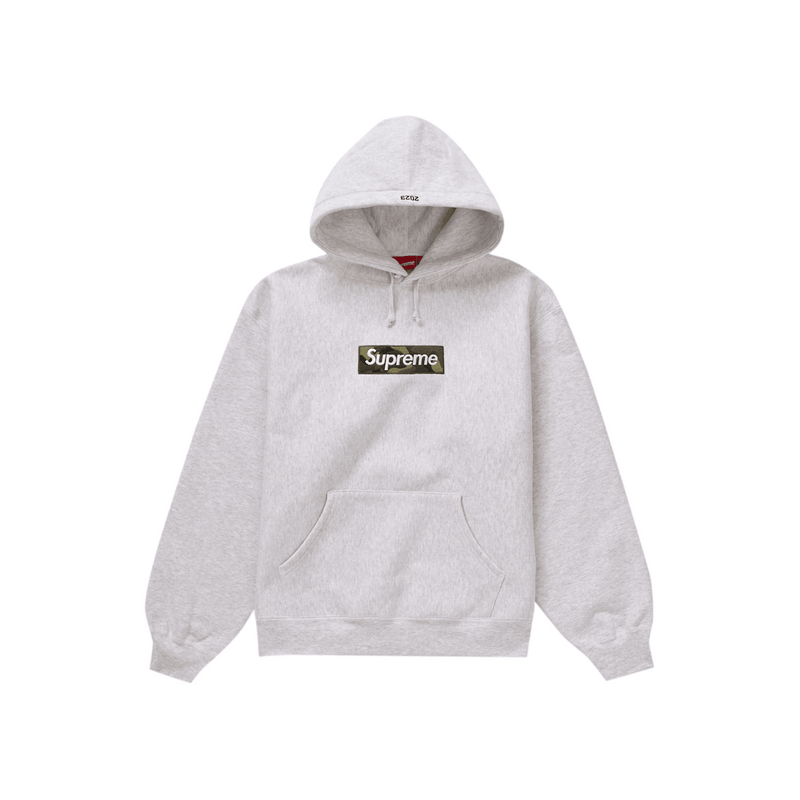 Supreme Box Logo Hooded Sweatshirt Ash Grey product image