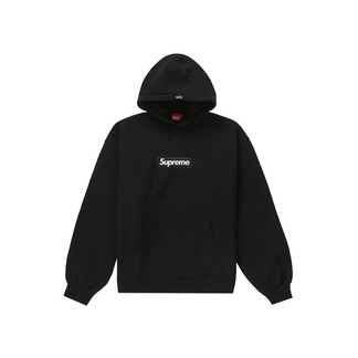 Supreme Box Logo Hooded Sweatshirt Black - Sneakerzone