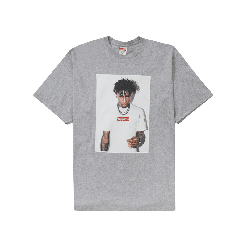 Supreme NBA Youngboy Tee Heather Grey product image