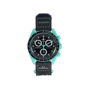 Swatch x Omega Bioceramic Moonswatch Mission On Earth Polar Lights - Sneakerzone
