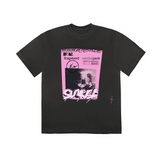 Travis Scott Cactus Jack For Fragment Pink Sunrise T-shirt Washed Black - Sneakerzone
