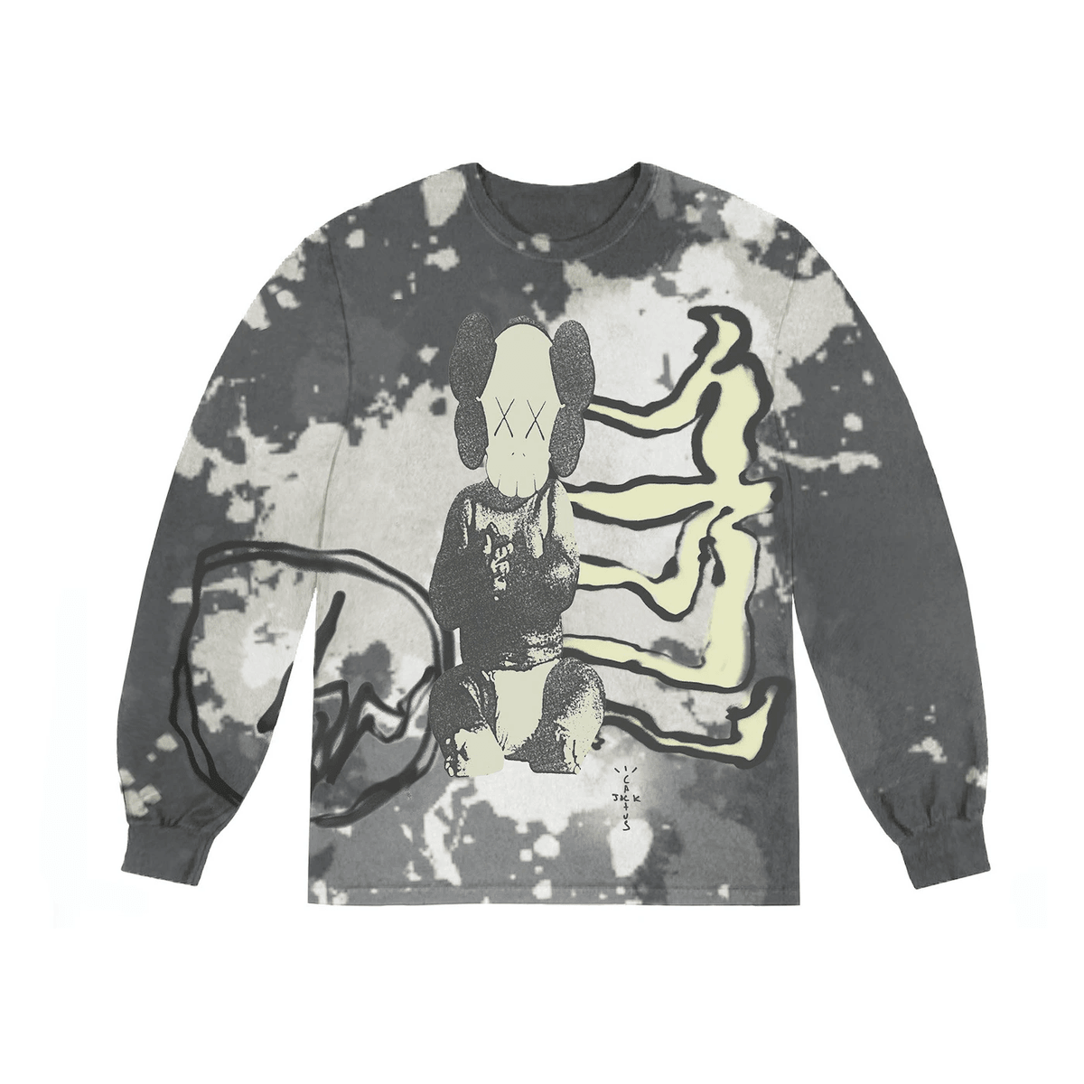 Travis Scott Cactus Jack + Kaws For Fragment L/S Tee - Sneakerzone