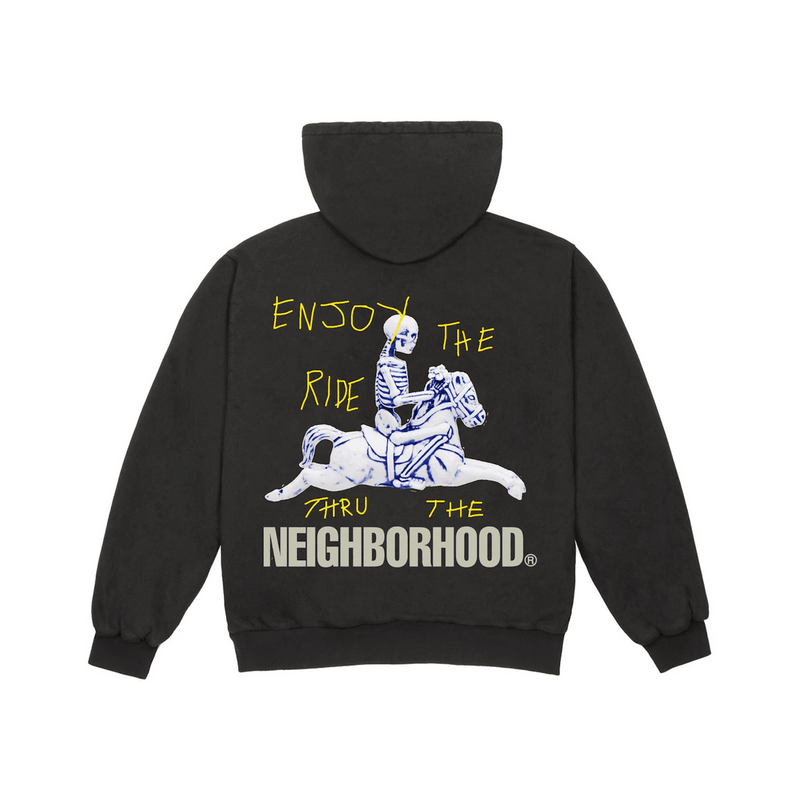 Travis Scott Cactus Jack x Neighborhood Carousel Hoodie Black product image