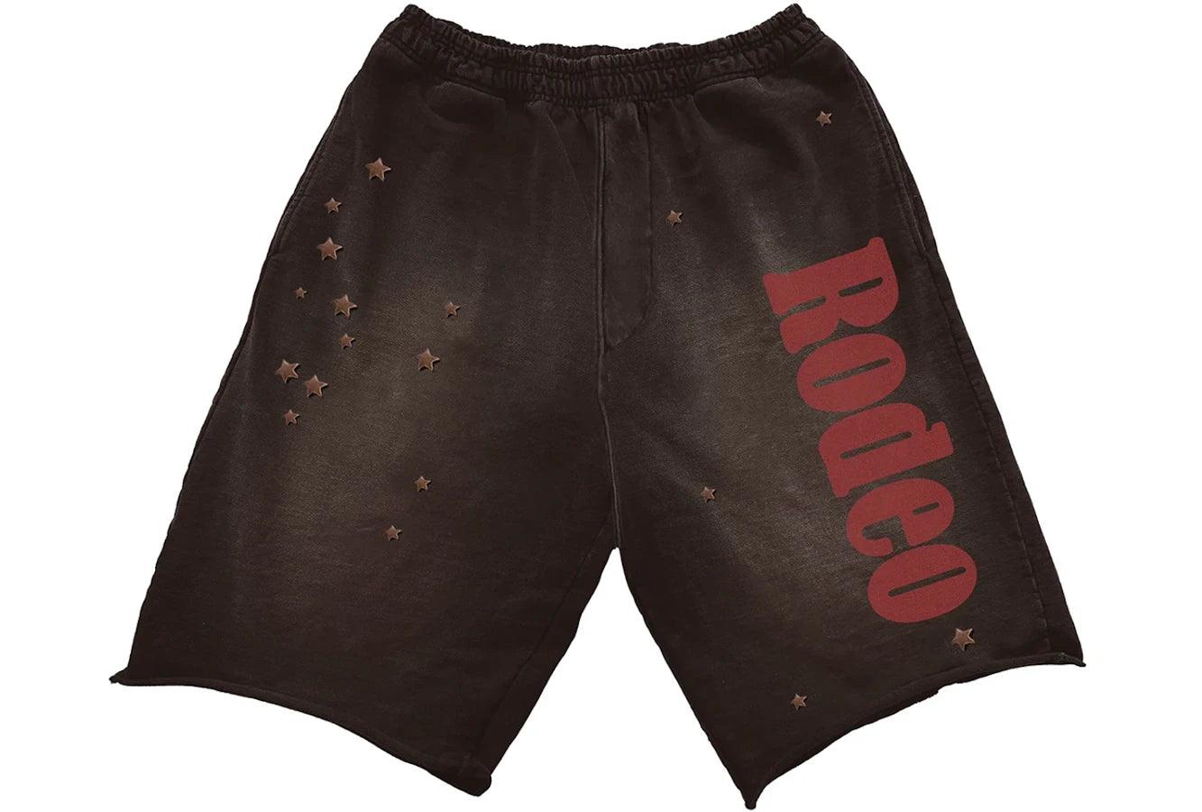 Travis Scott Cactus Jack x Sp5der Days Before Rodeo Shorts Black - Sneakerzone