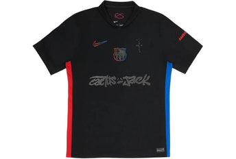 Travis Scott x FC Barcelona 2024/25 Match Away Cactus Jack Jersey Black - Sneakerzone