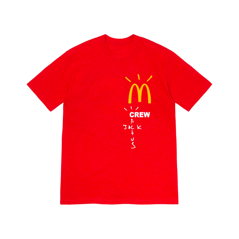 Travis Scott x McDonald's Crew T-shirt Red product image