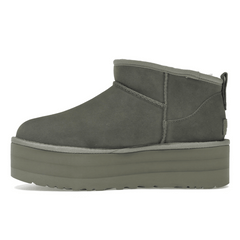 UGG Classic Ultra Mini Platform Boot Moss Green - Sneakerzone