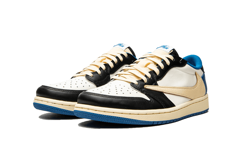 Air Jordan 1 Low X Fragment X Travis Scott Military Blue - Sneakerzone