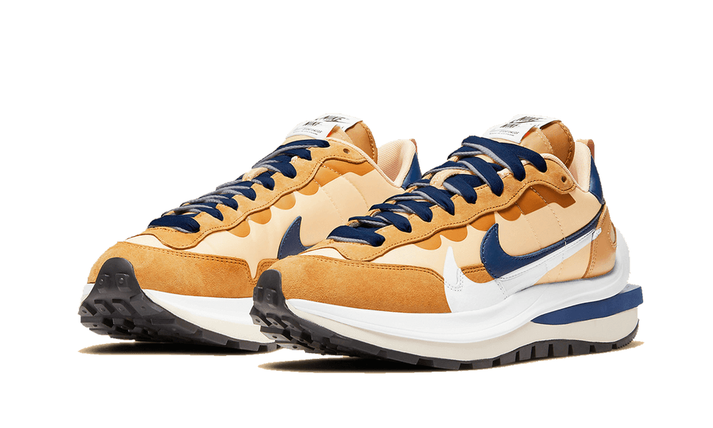 Vaporwaffle X Sacai Tan Navy - Sneakerzone